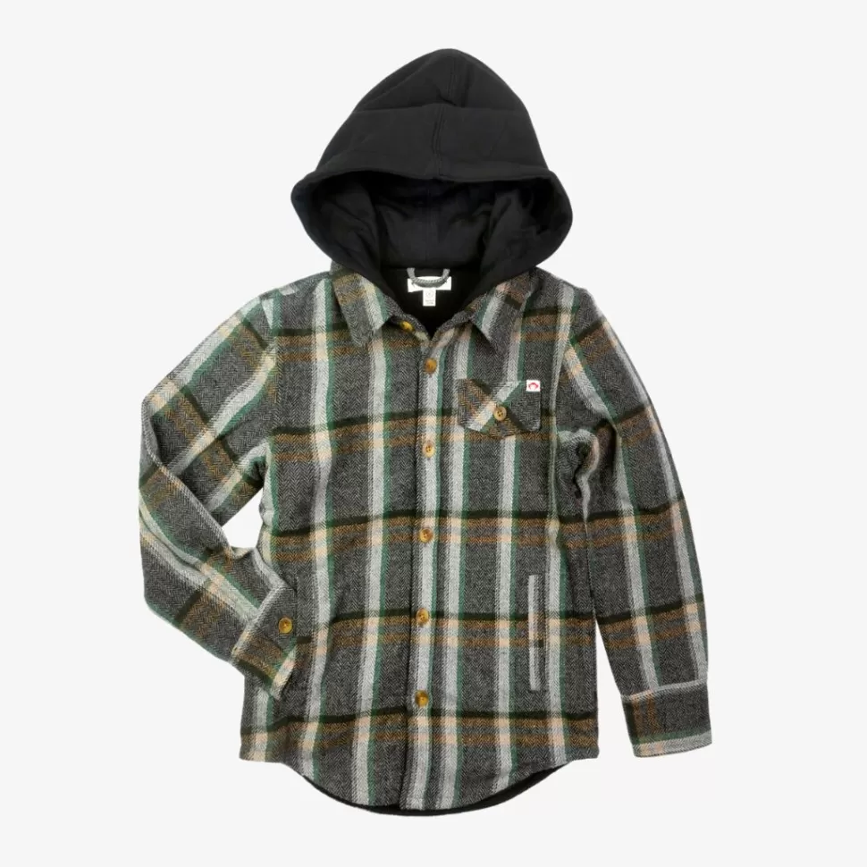 BOY Appaman Flannels | Sweatshirts & Hoodies-Glen Hooded Shirt