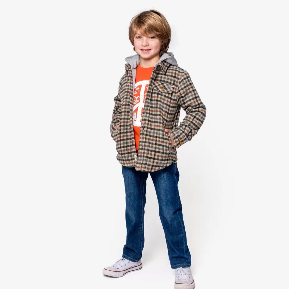 BOY Appaman Flannels | Sweatshirts & Hoodies-Glen Hooded Shirt