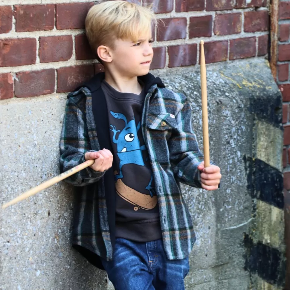 BOY Appaman Flannels | Sweatshirts & Hoodies-Glen Hooded Shirt