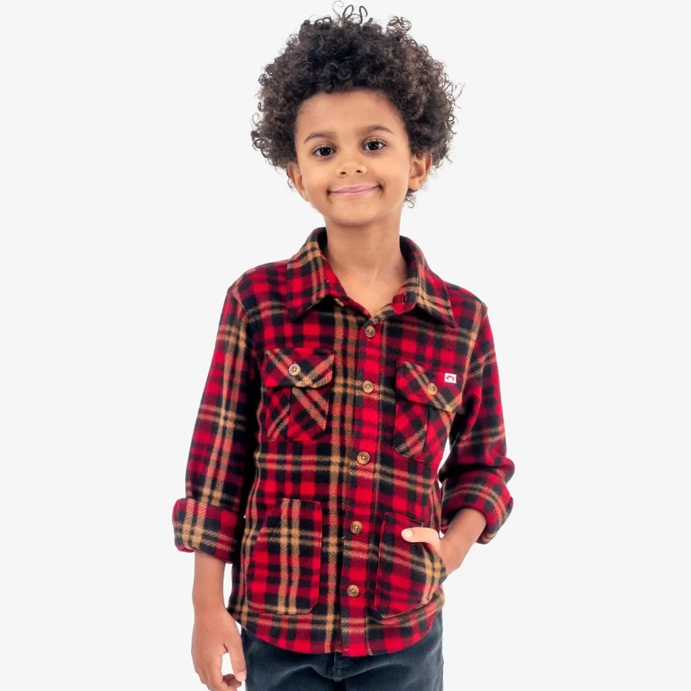 BOY Appaman Flannels | Sweatshirts & Hoodies-Snow Fleece Shirt